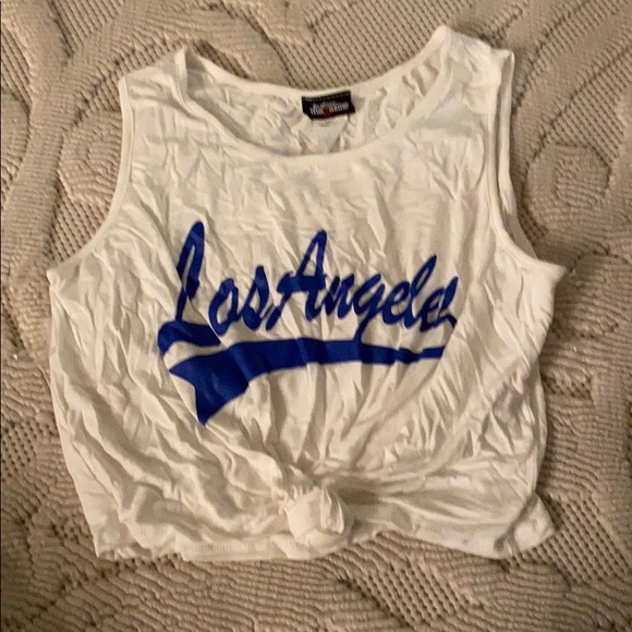 NWOT LOS ANGELES TIED CROP TOP - Picture 2 of 2